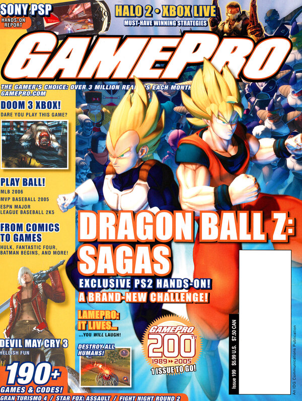 GamePro Issue 199 (April 2005) cover